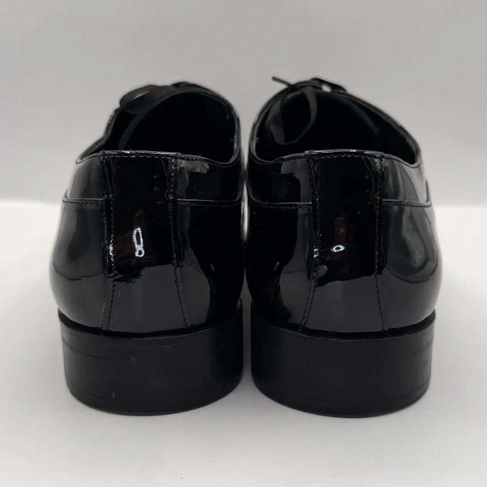Suitsupply Tuxedo Shoes Mens 44 US 11 Black Patent Leather Oxford Formal